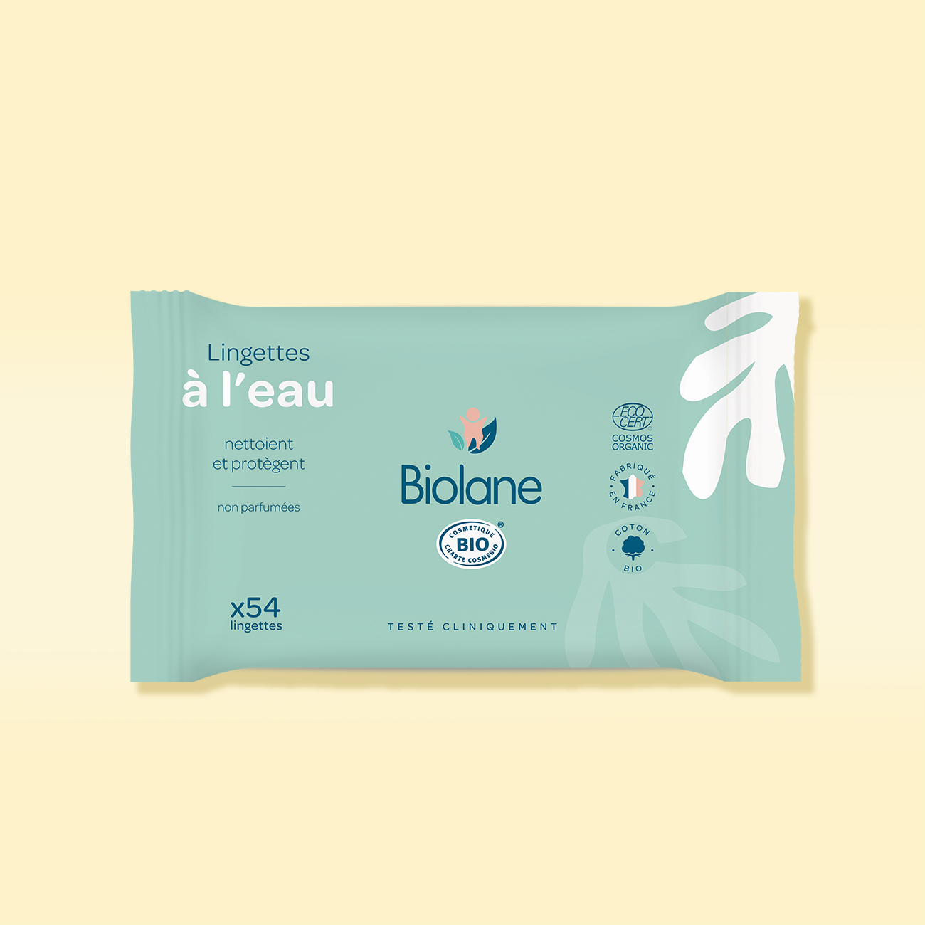 Organic water wipes