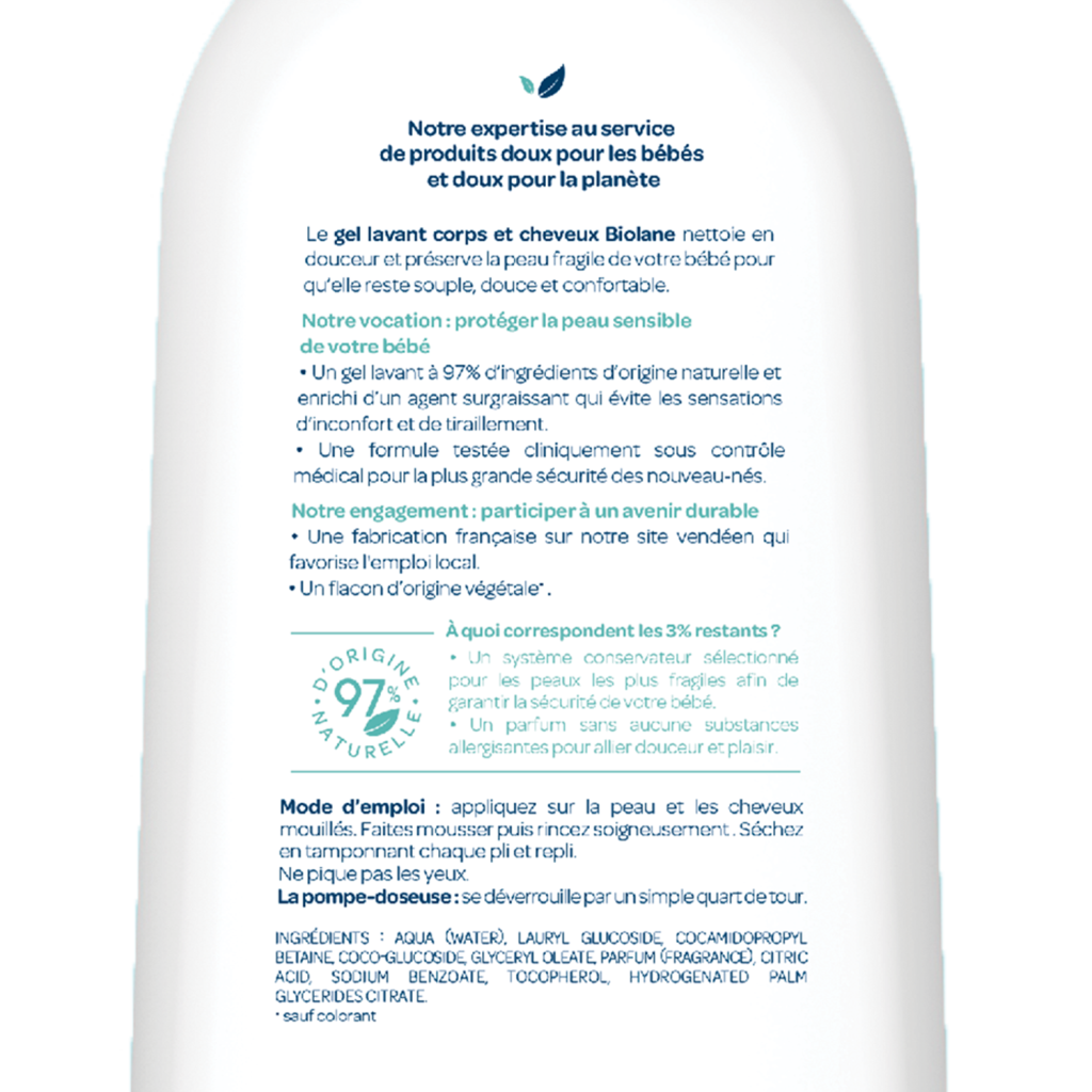Body and hair cleanser | Biolane